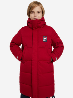 Куртка утепленная для мальчиков FILA, Красный, размер 164