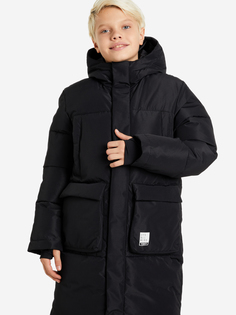 Пальто утепленное для мальчиков Termit, Черный, размер 164