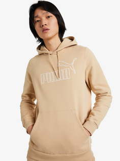 Худи мужская PUMA ESS+ Big Embroidery, Бежевый, размер 42-44