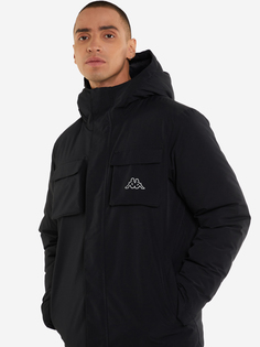 Куртка утепленная мужская Kappa, Черный, размер 50