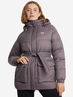 Куртка утепленная женская FILA, Коричневый, размер 50-52