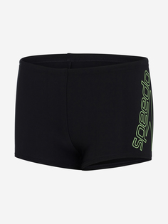 Плавки-шорты для мальчиков Speedo Boomlogo, Черный, размер 140
