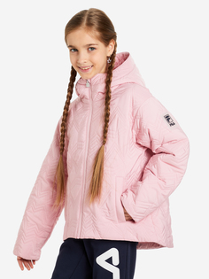 Куртка утепленная для девочек FILA, Розовый, размер 140