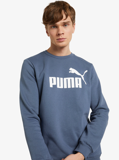 Свитшот мужской PUMA ESS Big Logo Crew, Серый, размер 42-44