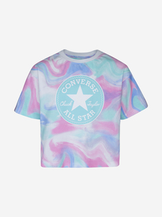 Футболка для девочек Converse, Мультицвет, размер 128