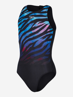 Купальник для девочек Speedo, Черный, размер 140