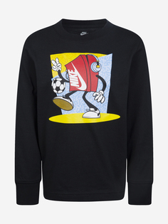 Лонгслив для мальчиков Nike Boxy Soccer Patch, Черный, размер 104