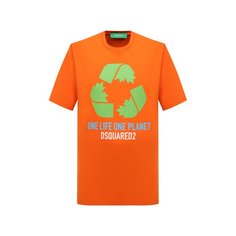 Хлопковая футболка Dsquared2