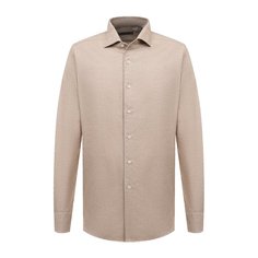 Рубашка из хлопка и кашемира Corneliani