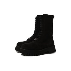Замшевые ботинки Casadei