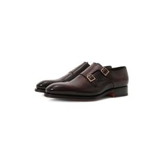 Кожаные монки Santoni