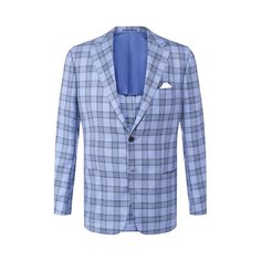 Пиджак из кашемира и льна Kiton