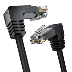 Патч-корд верхний/нижний угол UTP cat.6 LAN компьютерный интернет кабель провод GCR-54051