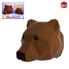 Конструктор Unicon полигональный, Медведь, 10 листов, для детей