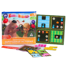 Игра магнитная «Запутанная история». Маша и Медведь