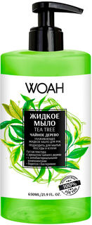 Мыло жидкое Woah для рук посуды и кухни Чайное дерево 650мл Аромат