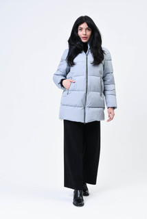 Пальто женское Maritta 26-3026-10 голубое 48 EU