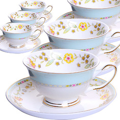Чайный набор 12предметов 200мл фарфор ПРЕМИУМ [LR-29133] LORAINE