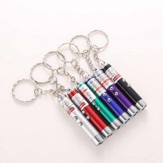 Игрушка для кошек со светящимся LED-лучом Laser Toy, зелёный No Brand