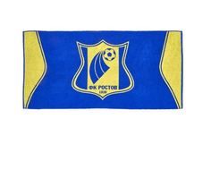 Полотенце банное (70140; махра, пестроткань, 480гр) Rostov FC Emblem Хлопковый Край