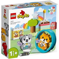 Конструктор LEGO DUPLO Мой первый щенок и котёнок и их звуки 10977