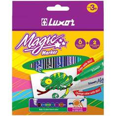 Набор фломастеров Luxor "Magic", арт. 233891, 6 цв х 3 упак.