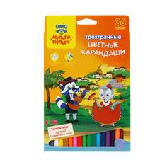 Набор цветных карандашей МУЛЬТИ-ПУЛЬТИ, 36 цв., арт. 239793 - (3 набора)