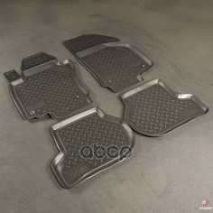 Коврики А/М Norplast Nplpo9523 Vw Jetta 05--10 Полиур. Черн. С Борт Компл. 4 Шт. С Крепл.