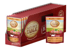 Влажный корм для кошек Nature’s Table Индейка в соусе, 24 шт по 85г