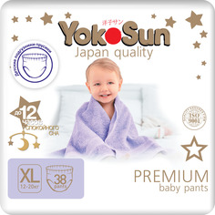 Подгузники-трусики YokoSun Premium XL (12-20 кг) 38 шт