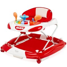 Детские ходунки Nuovita Carrozza 3в1 (Rosso/Красный)