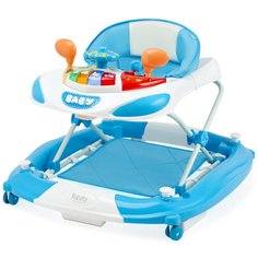 Детские ходунки Nuovita Carrozza 3в1 (Azzurro/Голубой)