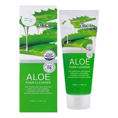 Пенка для умывания с экстрактом алоэ Ekel aloe foam cleanser 100 мл