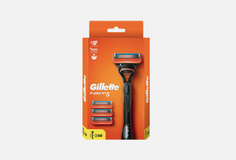 Бритва + 4 сменные кассеты Gillette