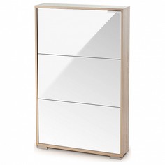 Обувница Вентал Viva-3LW, дуб сонома/белый