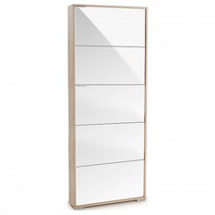 Обувница Вентал Viva-5LW, дуб сонома/белый