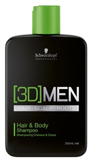 Шампунь Schwarzkopf Professional 3D MEN 250 мл