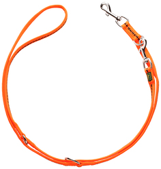 Поводок-перестежка для собак Hunter Safety Grip 20/200 Soft, оранжевый