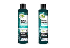 Шампунь ORGANIC COLLECTION-бальзам для всех типов волос 2в1 Детокс и свежесть 400 мл, 2 шт