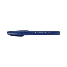Фломастер-кисть Pentel Brush Sign Pen 10 шт синий