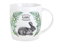 Кружка бочка низкая Rabbit for good luck 350мл NY23nbRL Коралл