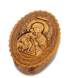 Шкатулка Пресвятая Богородица Владимирская береста BST-110/ 1 113-706847 Art East