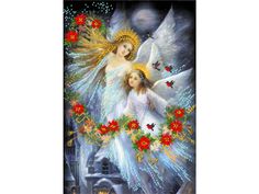 Рисунок на шелке Матренин Посад Рождественская сказка 4044