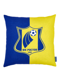 Подушка декор 40*40; саржа х/б, холлофайбер Rostov FC Emblem Хлопковый Край