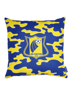 Подушка декор 40*40; саржа х/б, холлофайбер Rostov FC camo Хлопковый Край