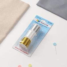 Набор ниток 100 м 3 шт цвет серебряный/золотой/белый Gamma