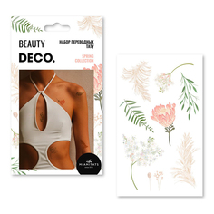 Переводные татуировки для тела DECO. SPRING by MIAMITATS (Flowers)