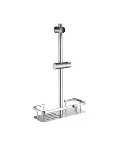 Штанга для душа с мыльницей Potato хром P9036