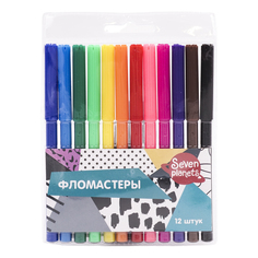 Фломастеры Seven Planets 12 шт