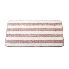 Коврик для ванной Swensa Passo микрофибра 45 x 70 см бело-розовый